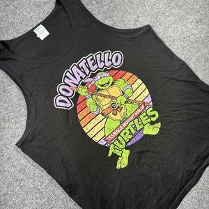Donatello TMNT Tank Top Black Lg Nerdcore‎ Workout
